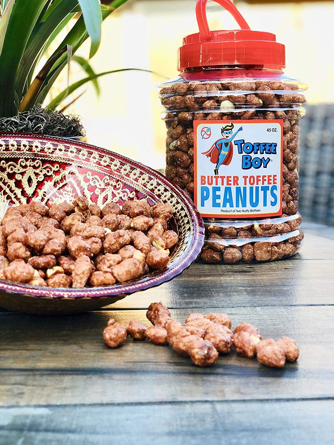 Toffee Boy's Butter Toffee Peanuts Jar Etsy