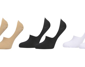 98% ORGANIC Cotton Men's and Women's No-Show, Low-Cut Socks. 3-Pack. Breathable, Comfortable, Classic. Everyday Wear.