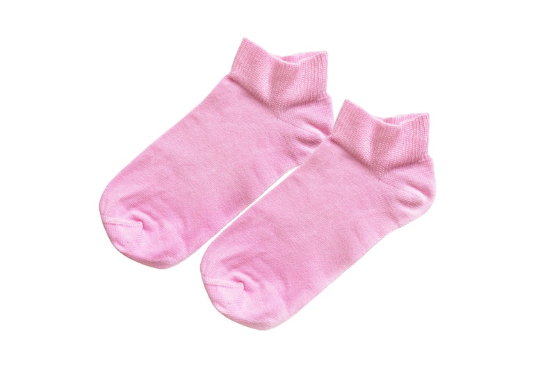 98% ORGANIC COTTON KID'S Ankle Socks 5-pack. Ages 5 Through 12. Comfy & Breathable. Basic Colors. Casual/Formal Wear. Back To School. Baby Pink