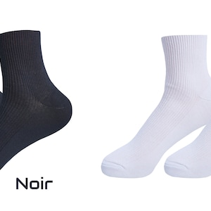 100% ORGANIC Combed COTTON Men's Quarter Socks. Made in ITALY. Breathable, Comfortable, Classic. Casual/Dress Wear. image 3