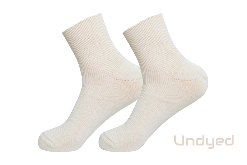100% ORGANIC Combed COTTON Men's Quarter Socks. Made in ITALY. Breathable, Comfortable, Classic. Casual/Dress Wear. Undyed/Unbleached