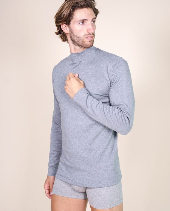 Everyday Fit Long Sleeve Mockneck Tee