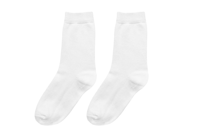 98% ORGANIC COTTON KID'S Socks 5-pack.Ages 3 Through 12. Comfy & Breathable. Basic Colors. Casual/Formal Wear. Back To School. Essentials. Pure White