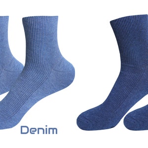 100% ORGANIC Combed COTTON Men's Quarter Socks. Made in ITALY. Breathable, Comfortable, Classic. Casual/Dress Wear. image 7