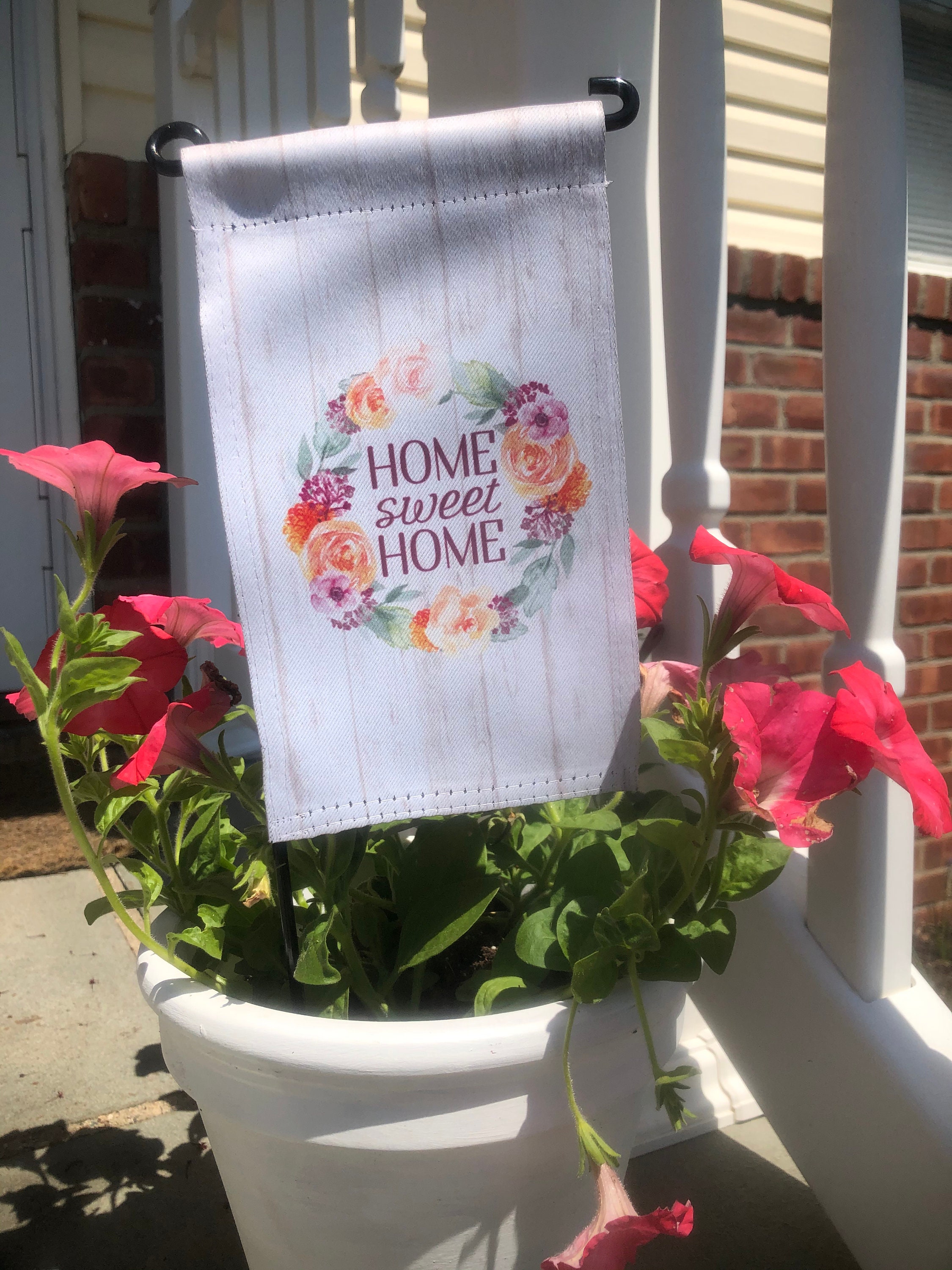 Mini garden flag | Etsy