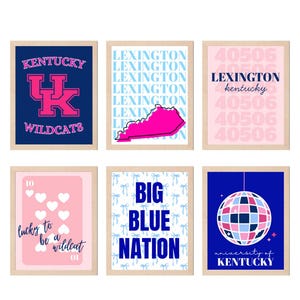 University of Kentucky Wall Print Set