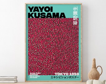 Yayoi Kusama Art Print, Digital Download, Yayoi Kusama Print, Yayoi Kusama Art Print, Printable Poster, Japanese Art, Kusama Digital Poster