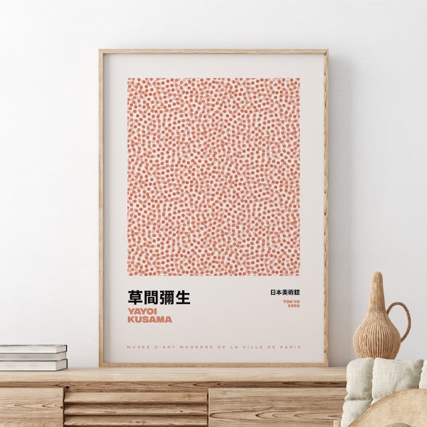 Yayoi Kusama Art Print, Digital Download, Yayoi Kusama Poster, Japanese Art, Kusama Digital Print, Yayoi Kusama, Printable Poster, Kusama