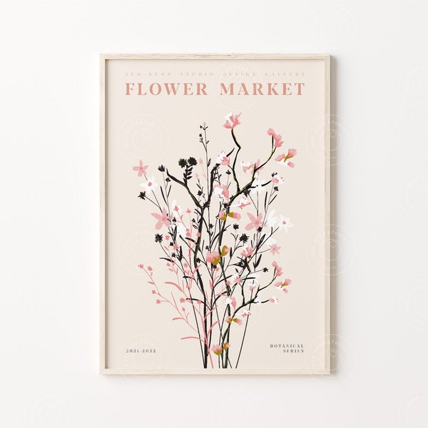 Flower Market Prints, Digital Download, Matisse Flower Poster, Matisse Cut Out, Matisse Print, Matisse Plant, Tokyo Flower, Printable Poster