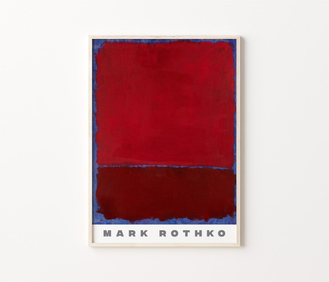 Mark Rothko Poster, Mark Rothko Print, Digital Download, Rothko Block ...