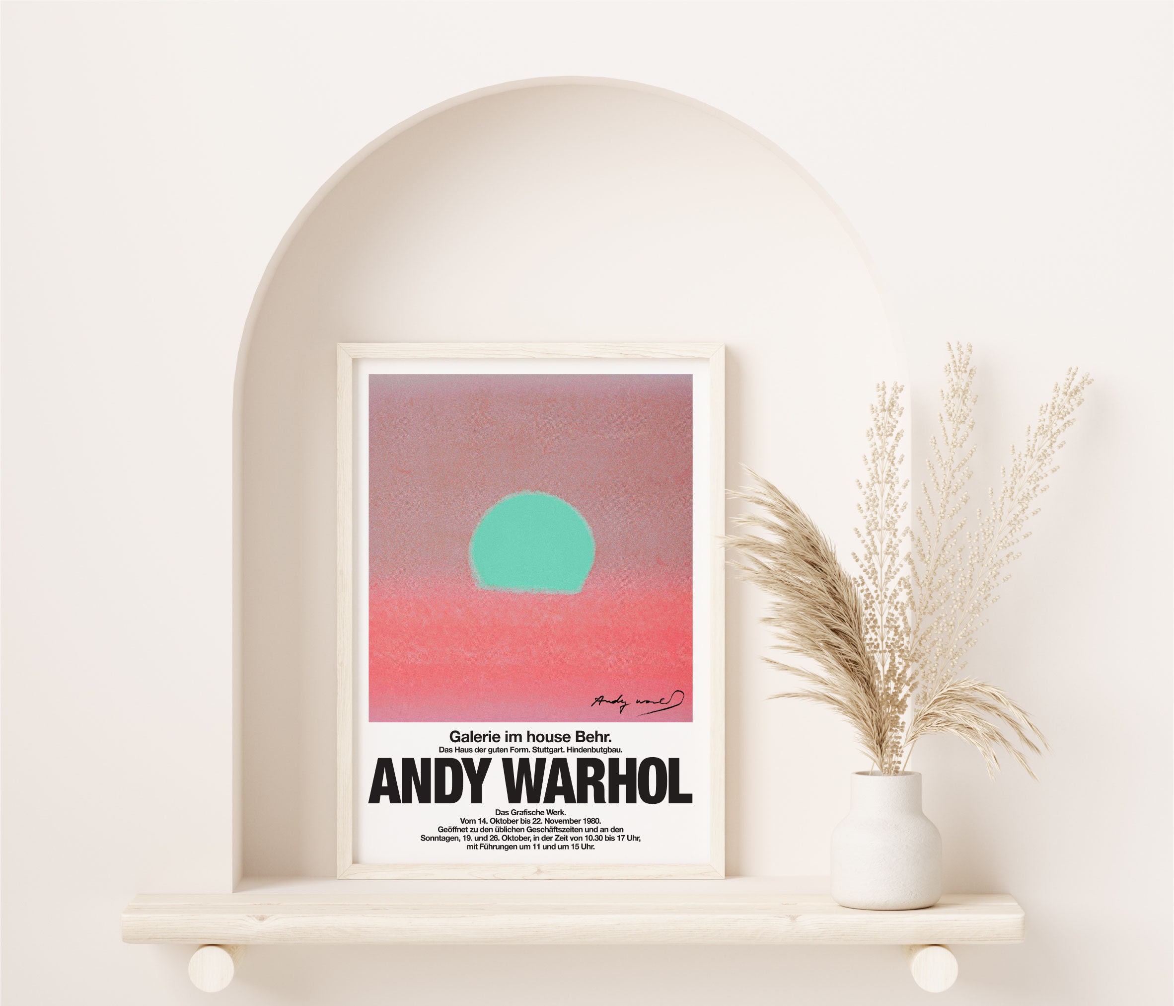 Exhibition Poster Andy Warhol Art Living Room Decor Set of 9 Prints Pop Art Poster Andy Warhol Print Digital Print Printable Wall Art