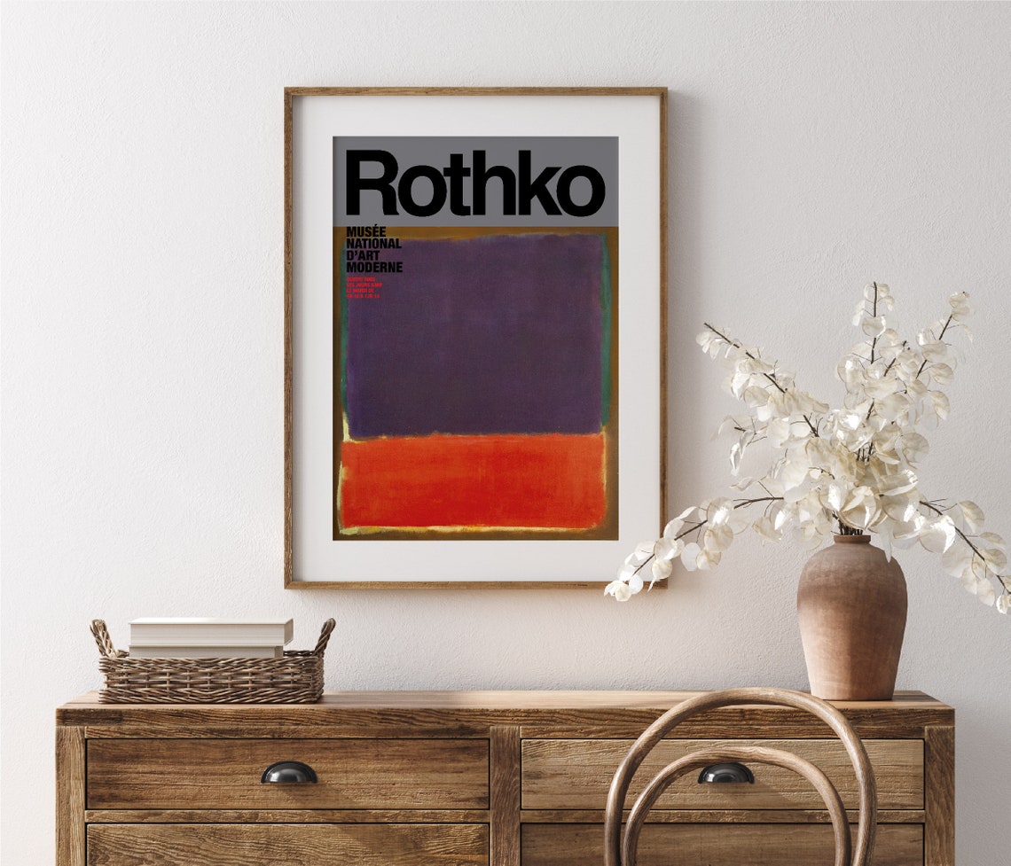 Rothko Printable Poster Mark Rothko Poster Mark Rothko - Etsy