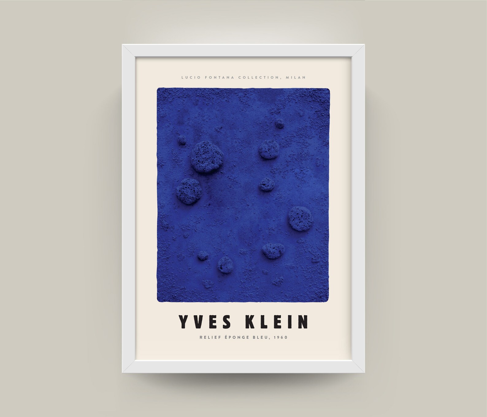 Yves Klein Kunstdruck digitaler Download Ausstellung Kunst