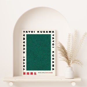 Yayoi Kusama Art Print, Digital Download, Yayoi Kusama Infinity Nets ...