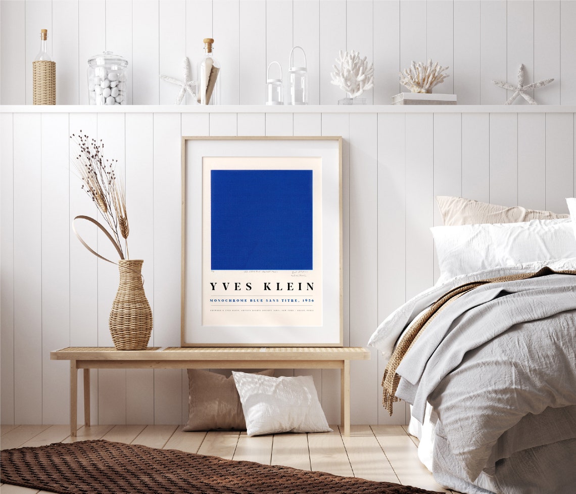 Yves Klein Blue Monochrome Yves Klein Print Art Digital Etsy