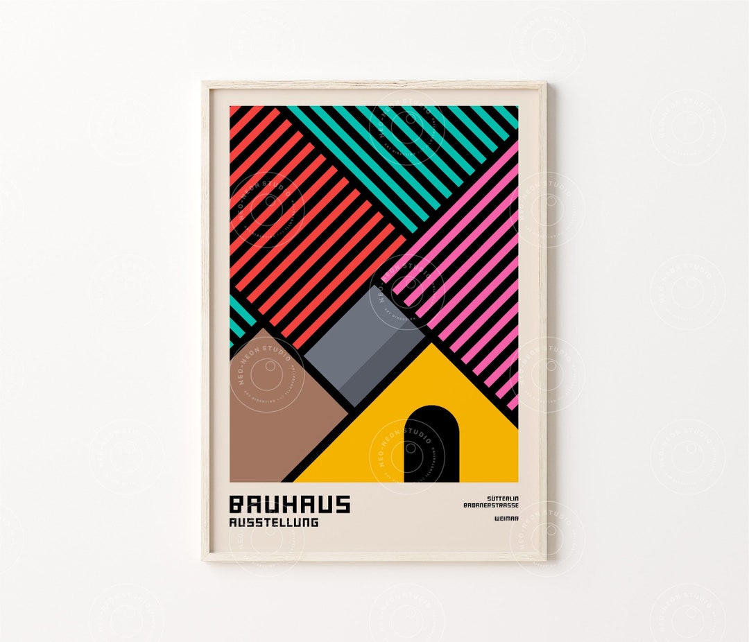 Afsnit Kviksølv Forkæle Bauhaus Exhibition Poster Bauhaus Art Print Bauhaus Eyes - Etsy New Zealand