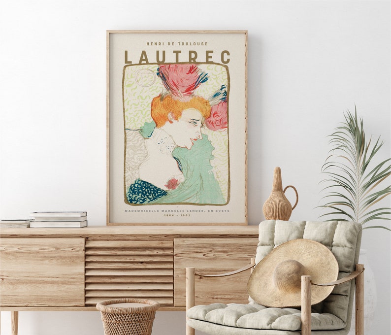 Henri de Toulouse Lautrec Art Print, Lautrec Poster, Lautrec Fine Art Print, Digital Print, Vintage Poster, The Spanish Dancer, Printable image 4