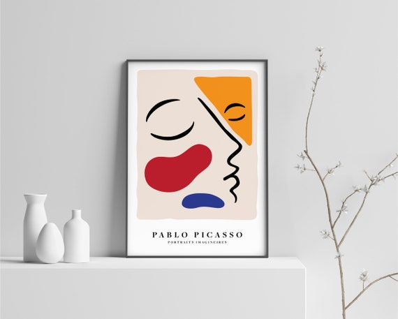 Comprar Matisse Picasso línea retrato hojas carteles botánicos e
