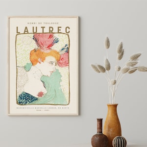 Henri de Toulouse Lautrec Art Print, Lautrec Poster, Lautrec Fine Art Print, Digital Print, Vintage Poster, The Spanish Dancer, Printable image 7