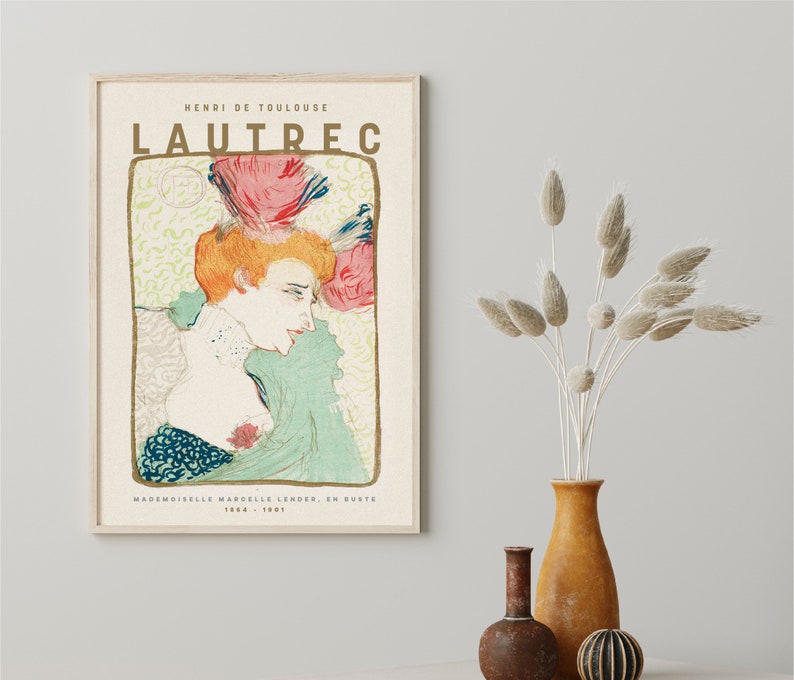 Henri de Toulouse Lautrec Art Print, Lautrec Poster, Lautrec Fine Art Print, Digital Print, Vintage Poster, The Spanish Dancer, Printable image 7