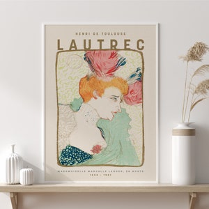 Henri de Toulouse Lautrec Art Print, Lautrec Poster, Lautrec Fine Art Print, Digital Print, Vintage Poster, The Spanish Dancer, Printable image 6