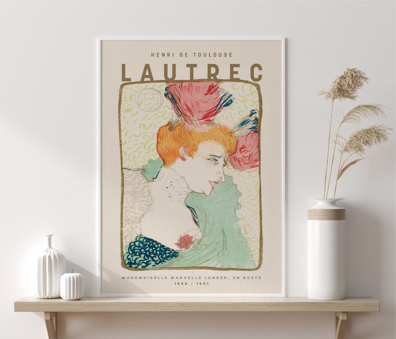 Henri de Toulouse Lautrec Art Print, Lautrec Poster, Lautrec Fine Art Print, Digital Print, Vintage Poster, The Spanish Dancer, Printable image 6