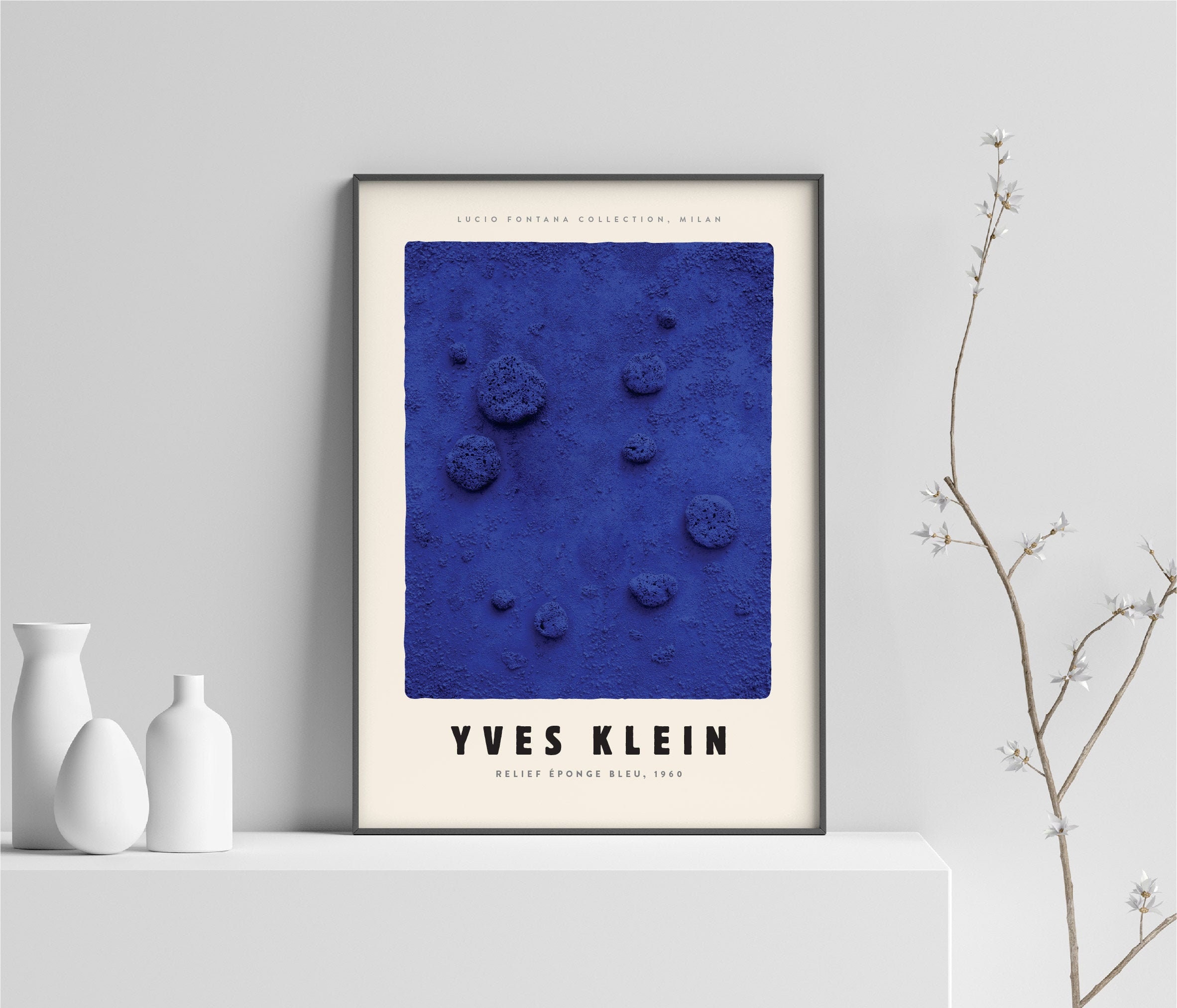 Yves Klein Kunstdruck digitaler Download Ausstellung Kunst