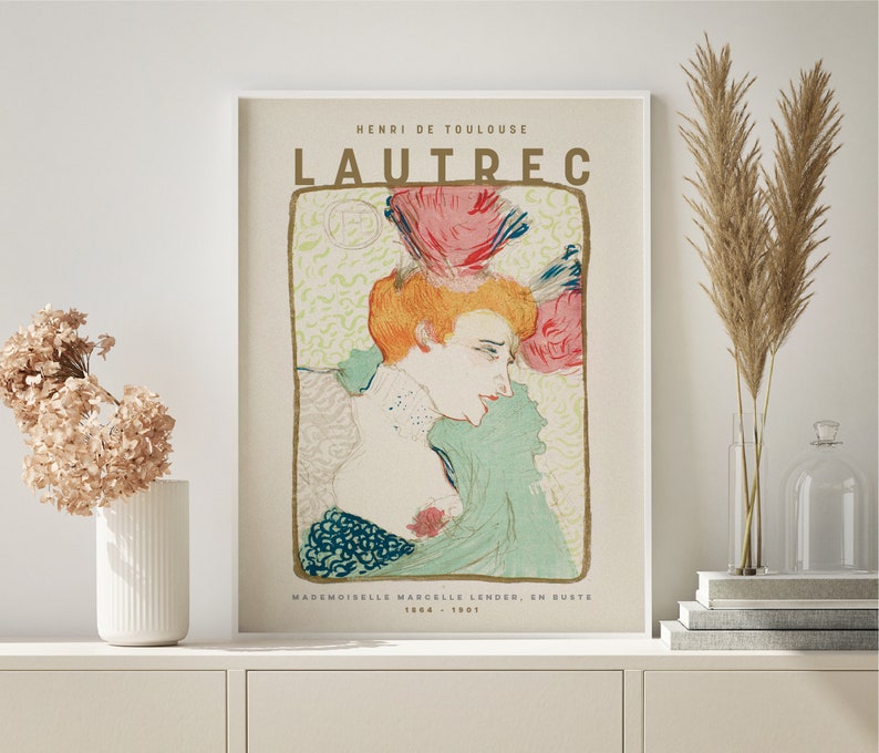 Henri de Toulouse Lautrec Art Print, Lautrec Poster, Lautrec Fine Art Print, Digital Print, Vintage Poster, The Spanish Dancer, Printable image 3