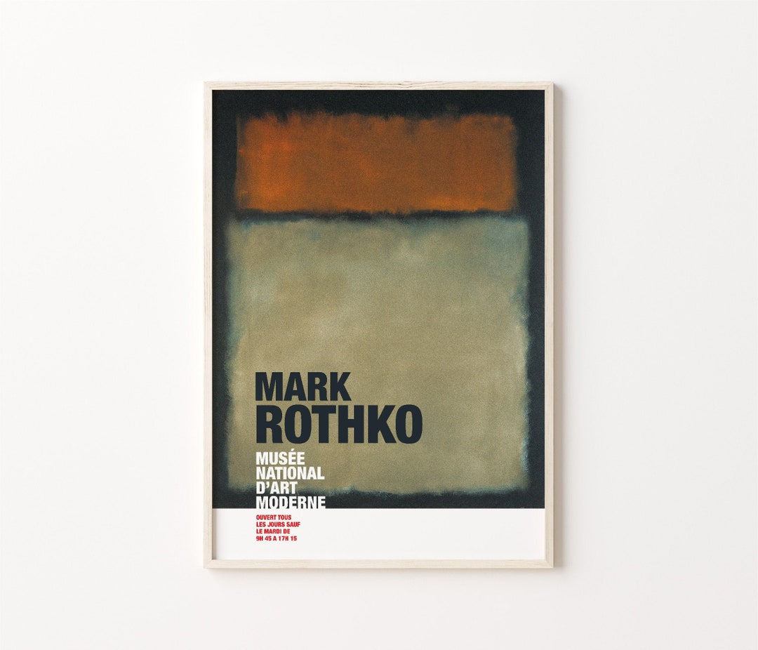 Rothko Printable Poster Mark Rothko Poster Mark Rothko - Etsy