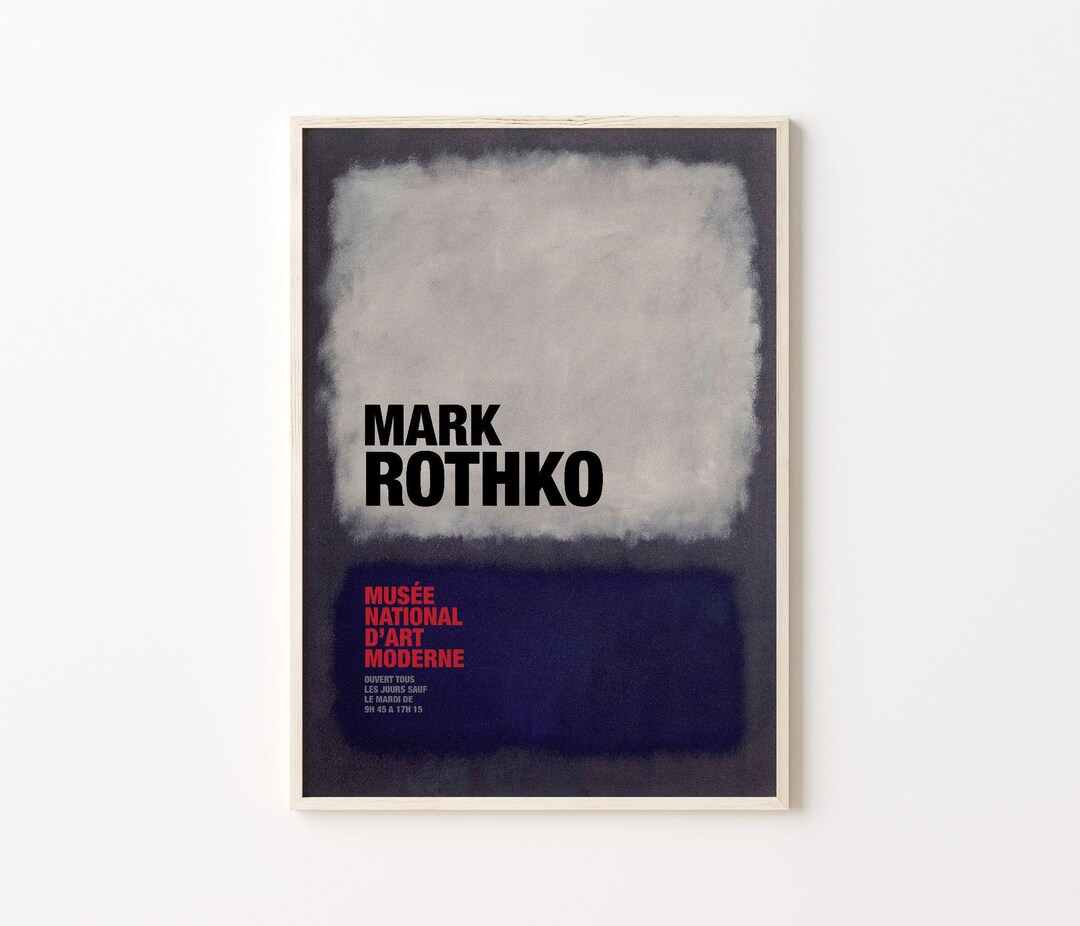 Mark Rothko Poster, Mark Rothko Print, Digital Download, Rothko Block ...