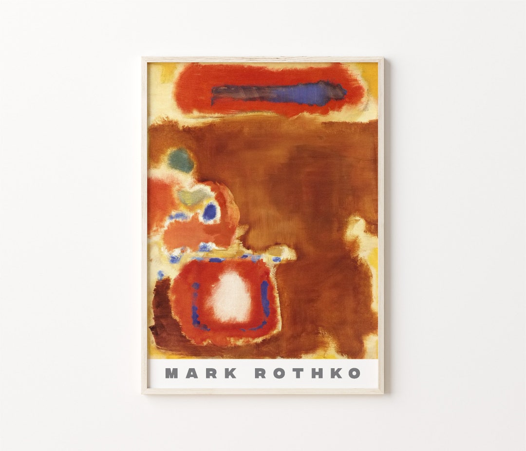 Mark Rothko Poster, Mark Rothko Print, Digital Download, Rothko Block ...
