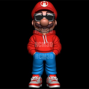 Statue im Super Mario Urban-Stil
