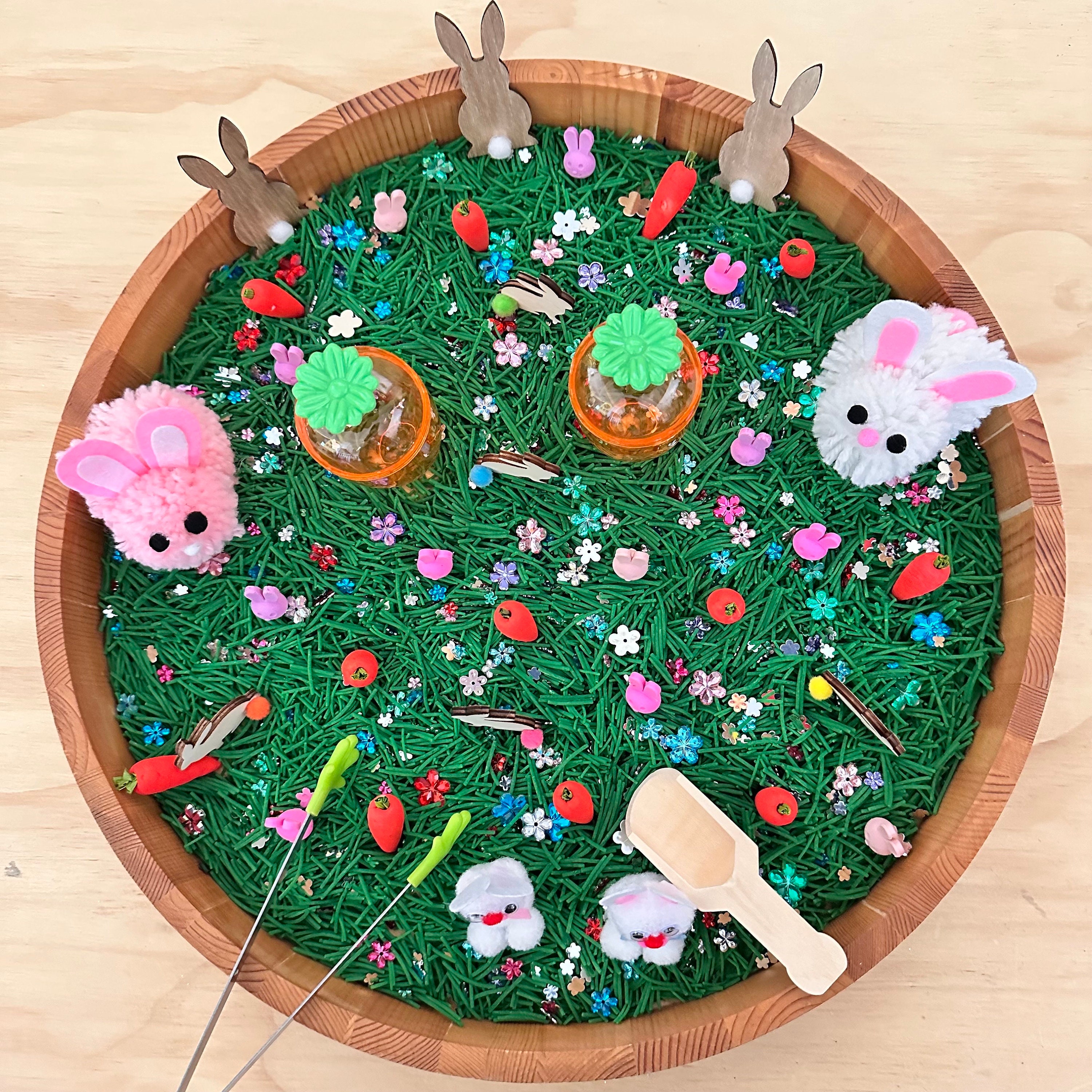 April Easter Spring Sensory Bin Kit - Etsy