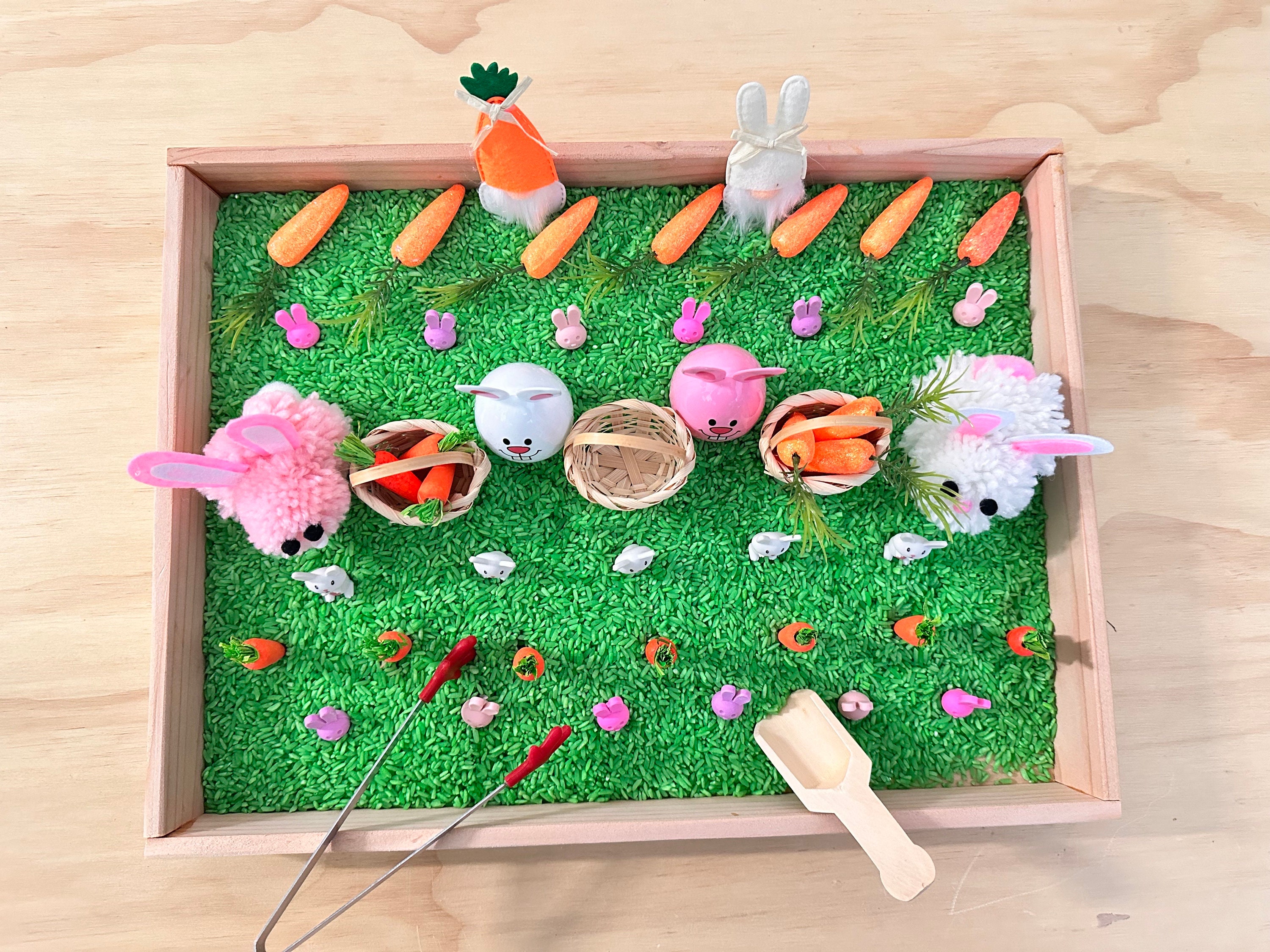 April Easter Spring Sensory Bin Kit - Etsy