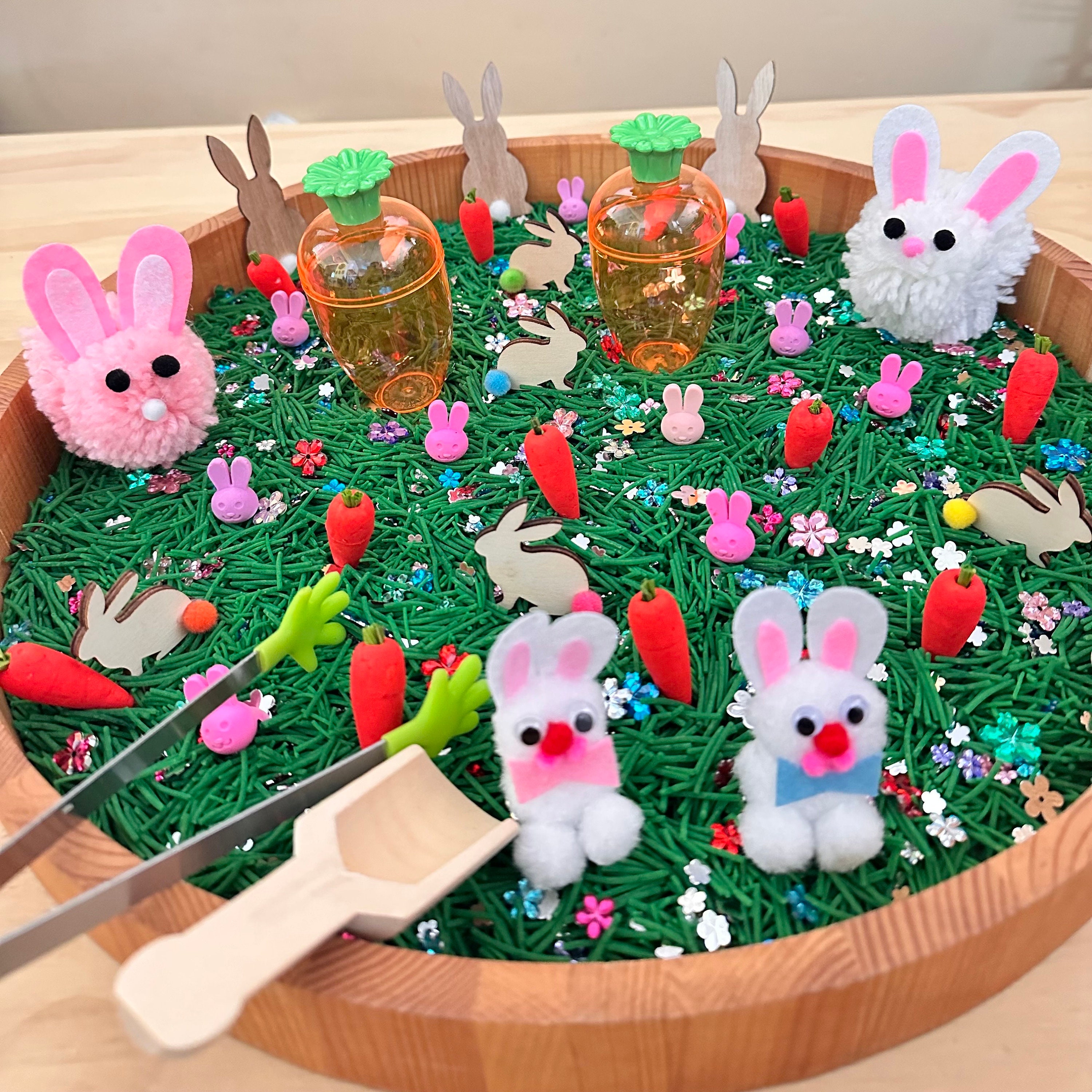 April Easter Spring Sensory Bin Kit - Etsy