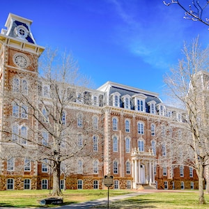 Old Main Hall | University of Arkansas | Fayetteville, Arkansas |  Photographic print from Lazzeri Photography.
