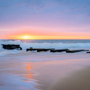 Rehoboth Beach, DE Sunrise.  Photographic print from Lazzeri Photography.
