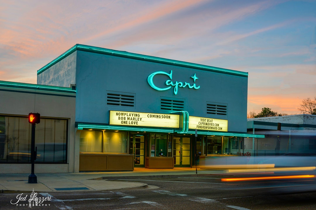 Fondren Capri Theater. Photographic Print From Lazzeri Photography. Etsy
