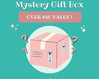 Mystery Box, Überraschungsbox • Edelstein Schmuck, Dekor, Kristalle, Kerzen, Räucherstäbchen und mehr • Self-Care oder Geburtstagsgeschenke