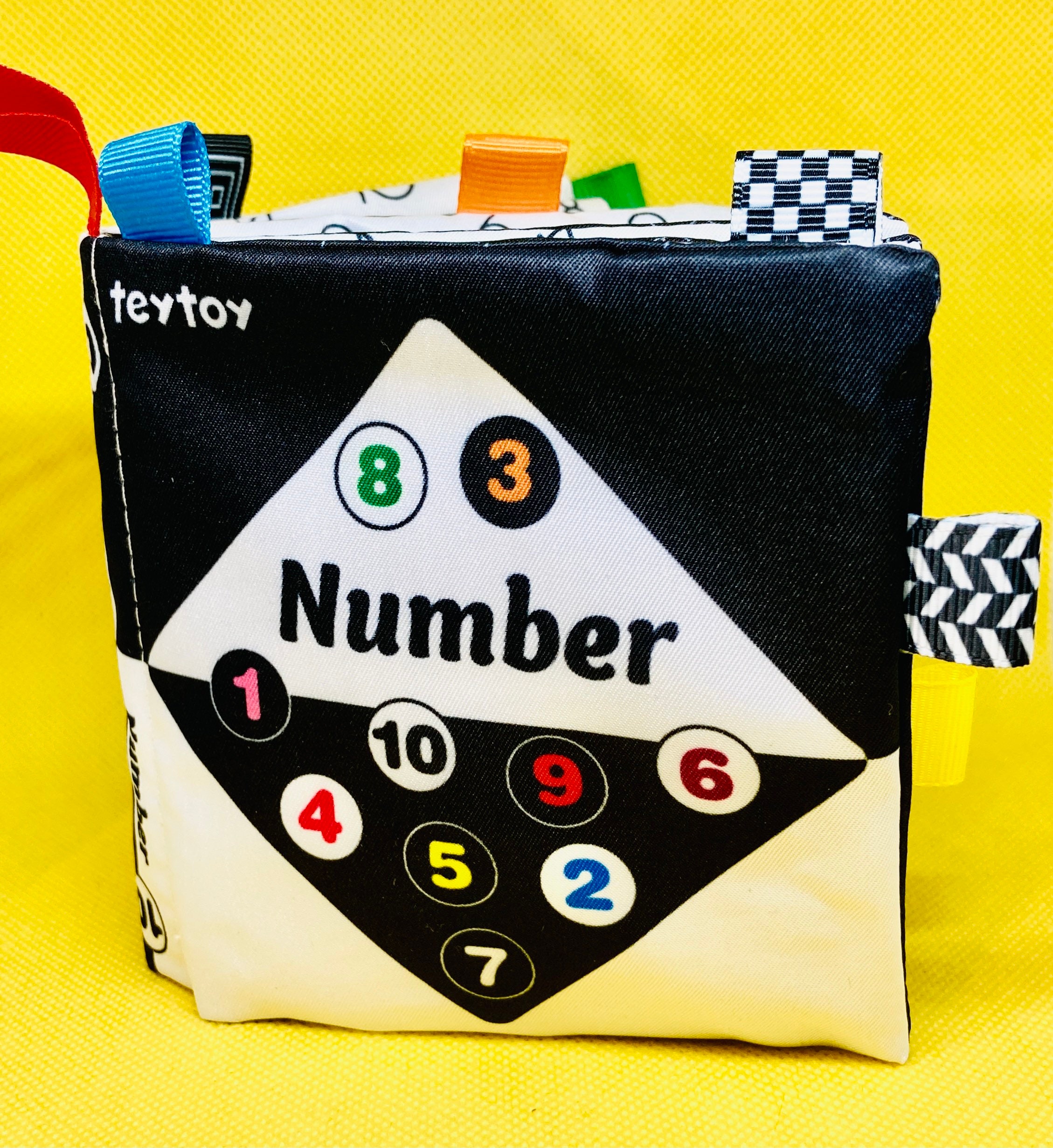 Sensory high contrast baby book black and white toy Etsy