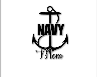 Navy Mom Vinyl Decal Sticker Car Truck Window Laptop