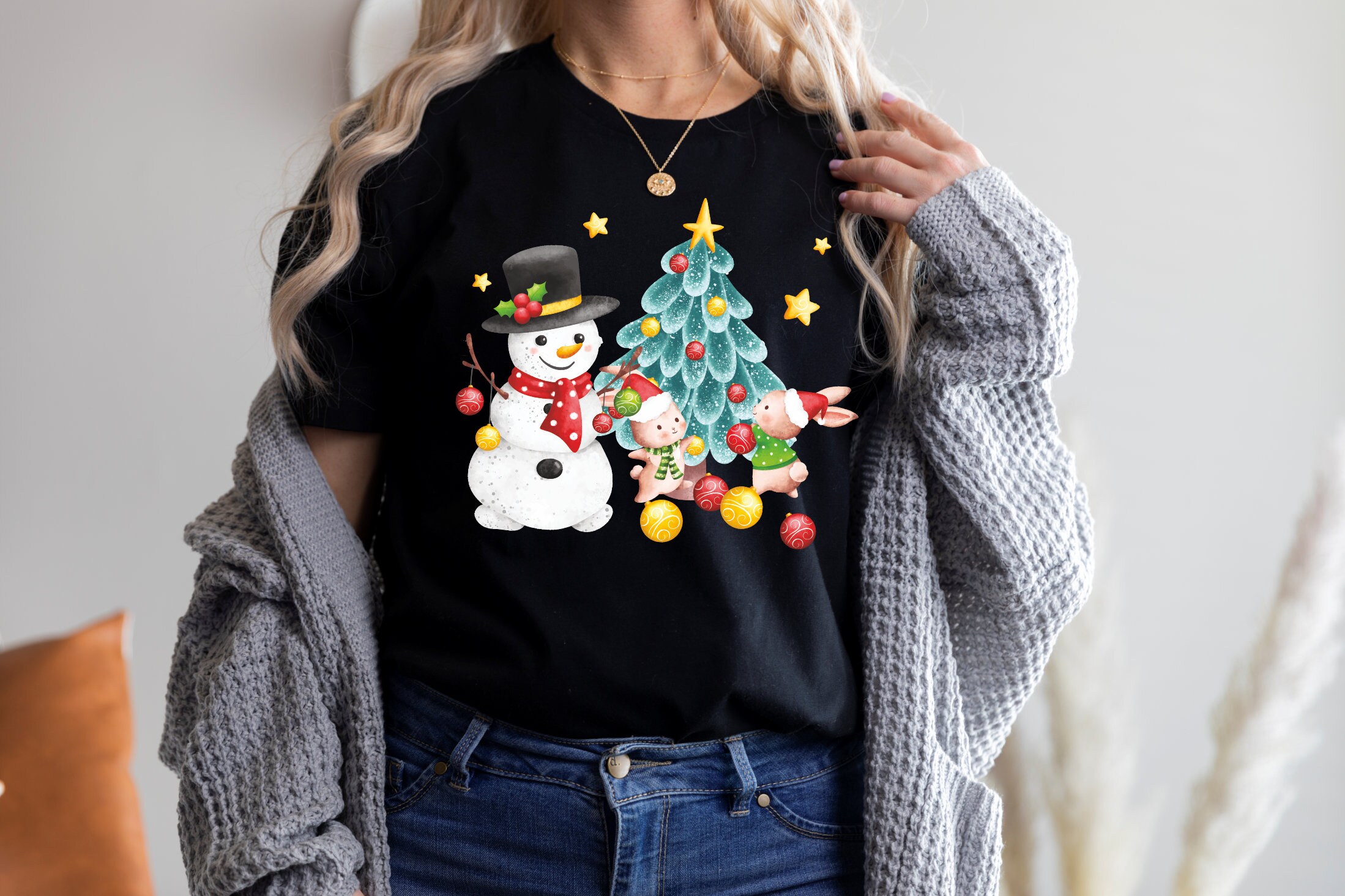 Snowman Sweater - Etsy UK