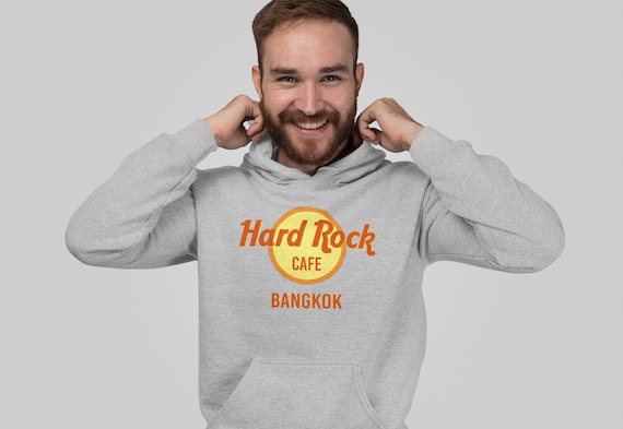 Hardrock café bangkok sudadera con capucha sudadera con | Etsy España