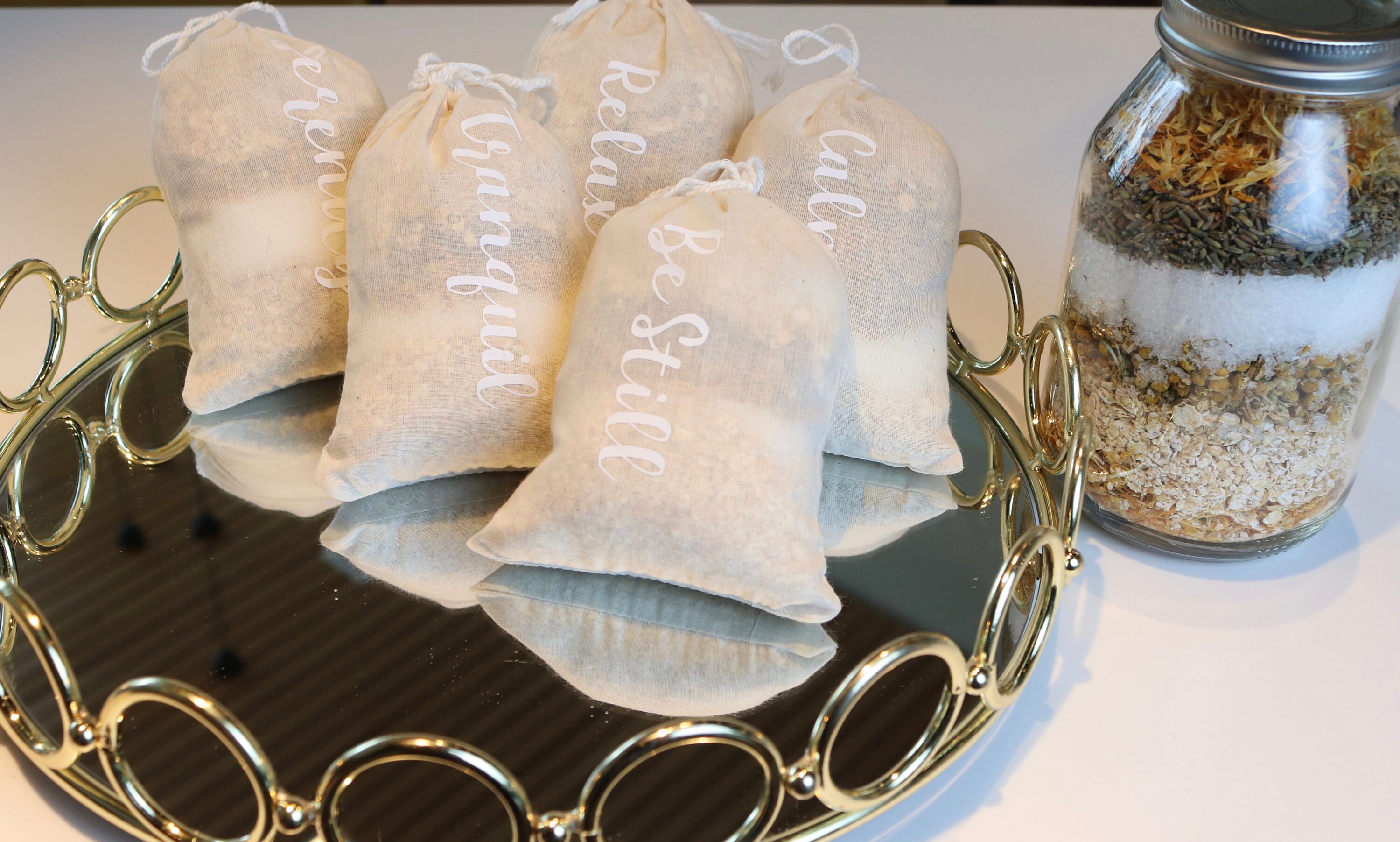 Sobre de té de baño de aromaterapia | Etsy