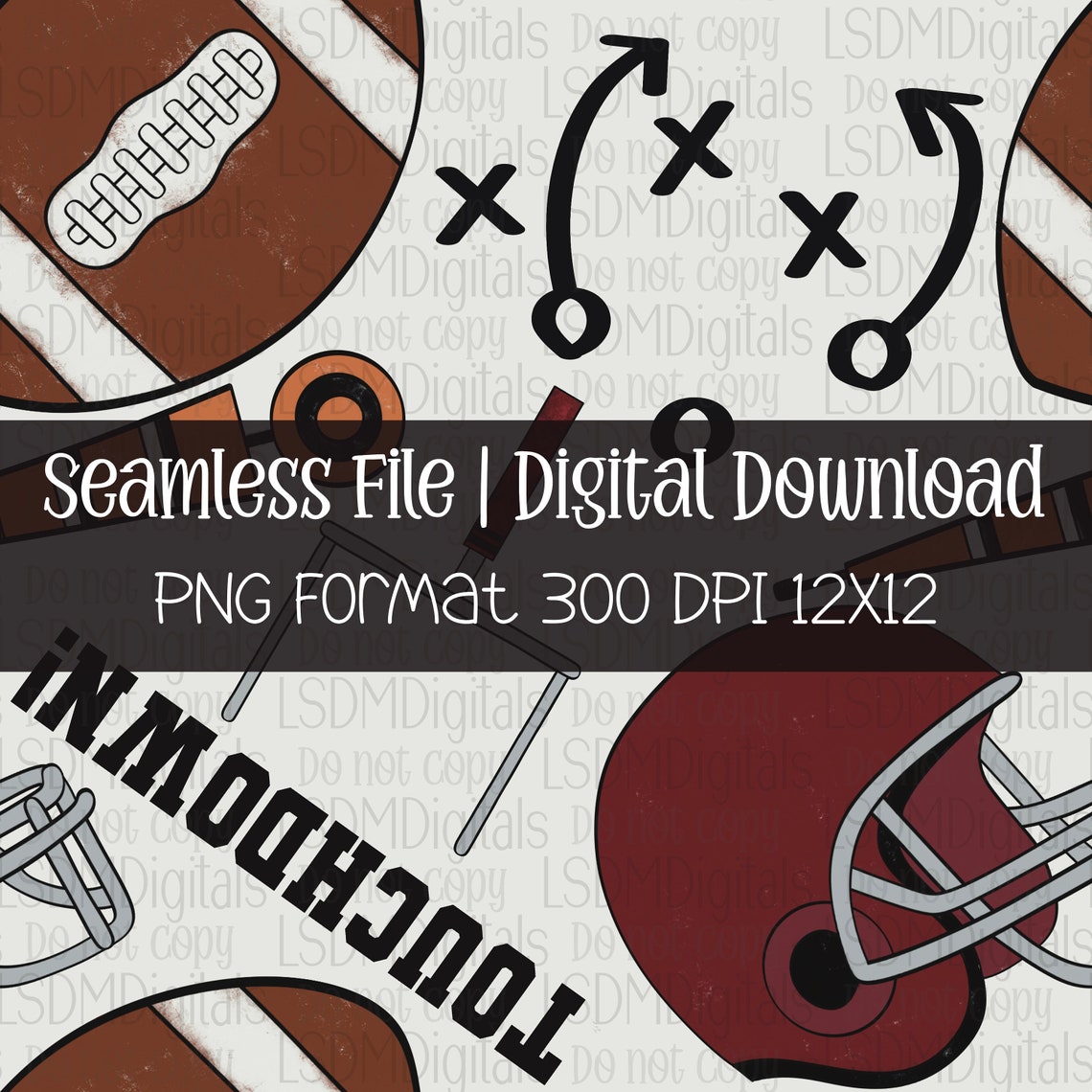 Touchdown Png Football Png HAND DRAWN Sports Png - Etsy