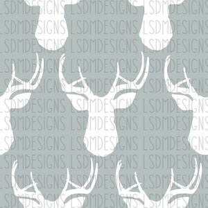Grey Oh Deer | deer png | country png | animal png | Seamless Files | Digital Download