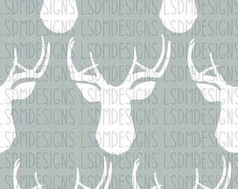 Grey Oh Deer | deer png | country png | animal png | Seamless Files | Digital Download