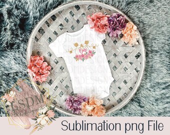First Birthday Pumpkin Sublimation PNG, Editable Digital Download