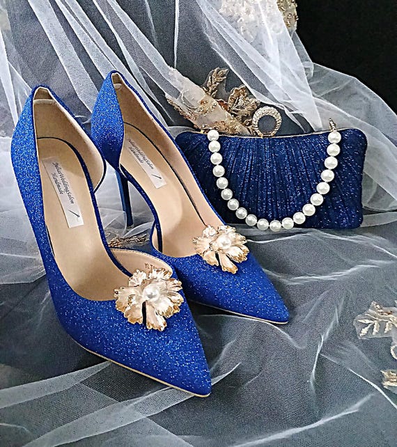 royal blue court shoes