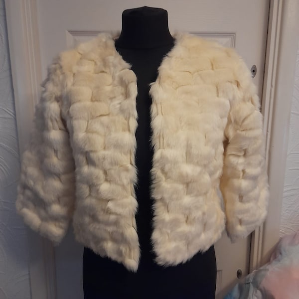 Champagne Bridal Jacket,Faux Fur Shawl,Warm Wedding Bolero